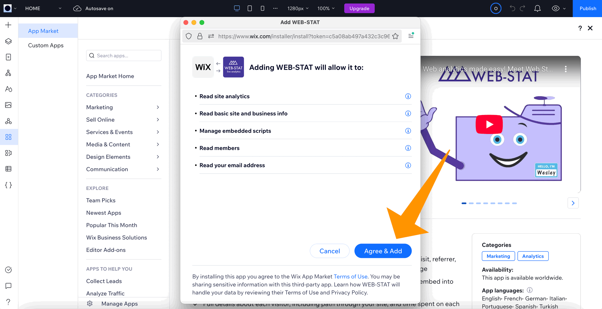 Add Web-Stat 4